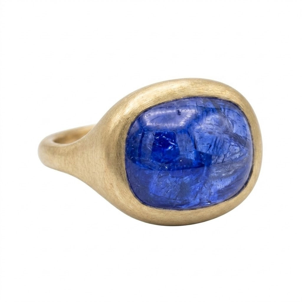 Tanzanite Gold Ring