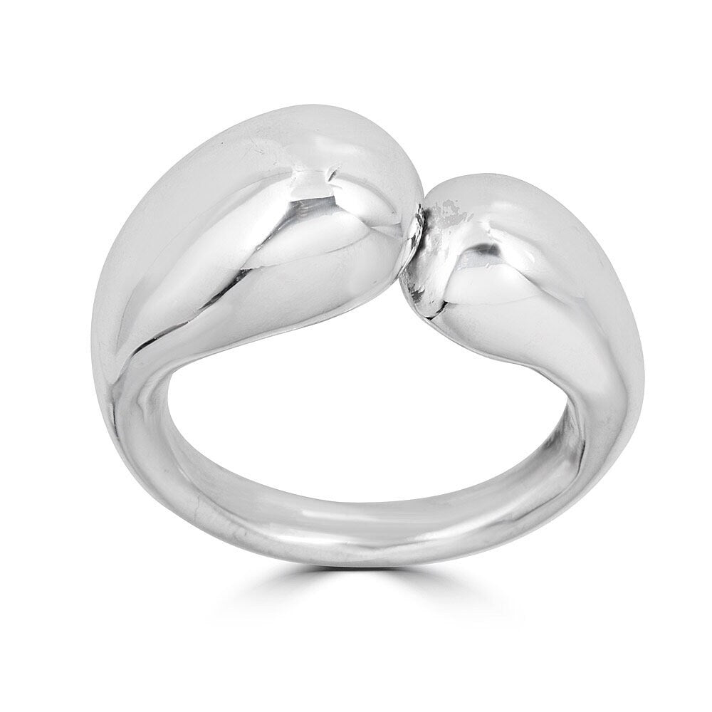Mercurial Fluid Silver Ring