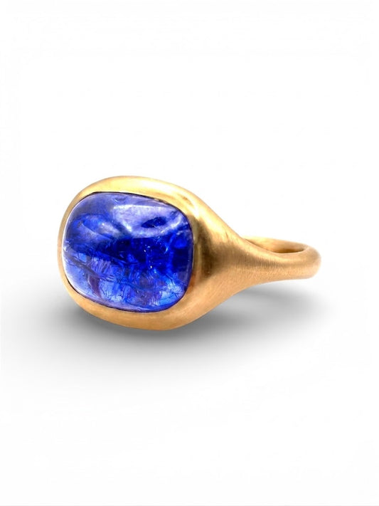 Tanzanite Gold Ring