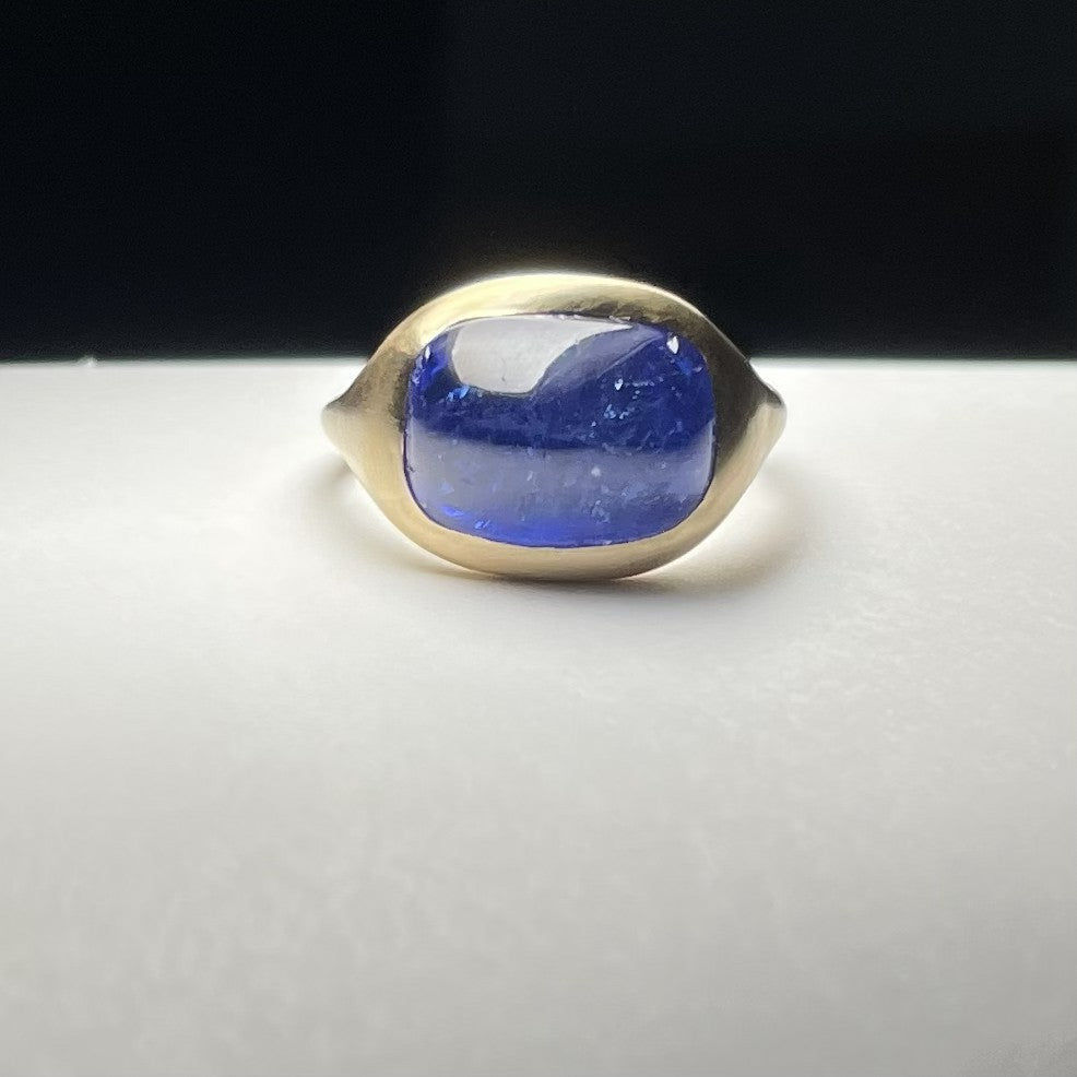 Tanzanite Gold Ring
