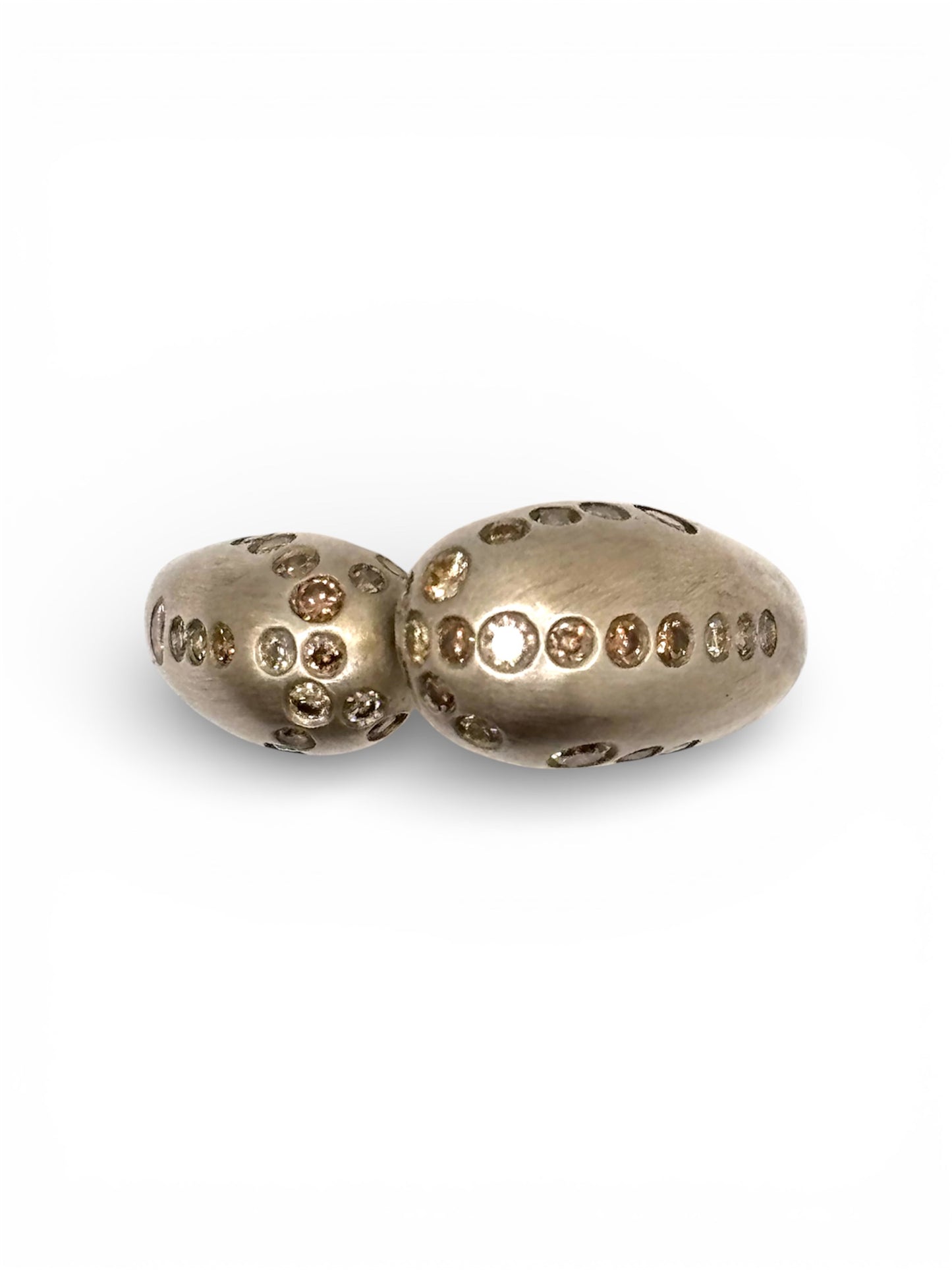 Mercurial Silver Diamond-lined Ring